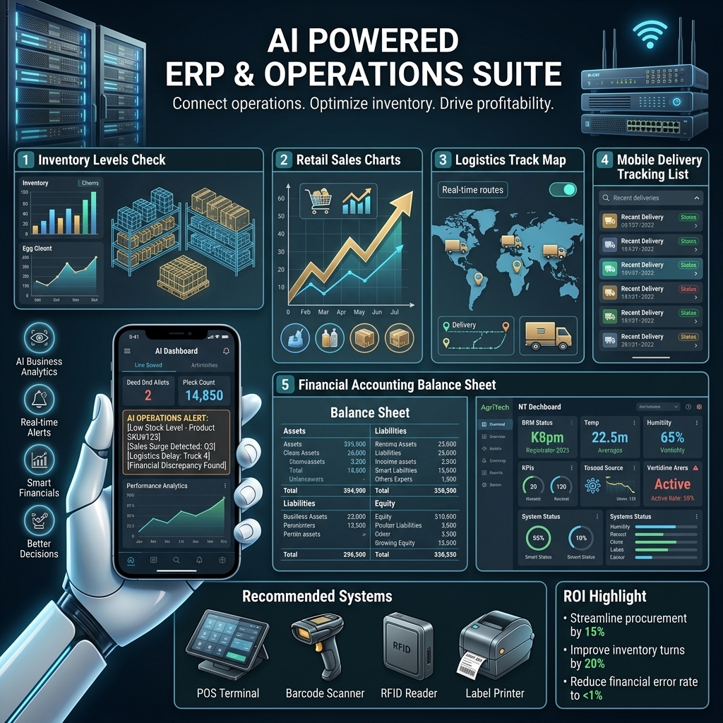 Operations database synchronization and CRM dashboards